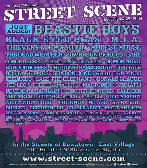 Click to View the 2009 Street Scene Line Up