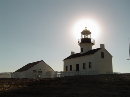 Old Point Loma Lighthouse at the Cabrillo National Monument