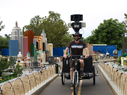 That's the Google trike mapping Miniland.