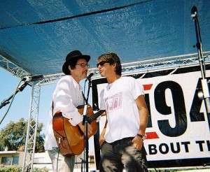 Gregory Page and Steve Poltz in 2004