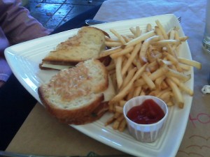 Ultimate Grilled Cheese with Fries