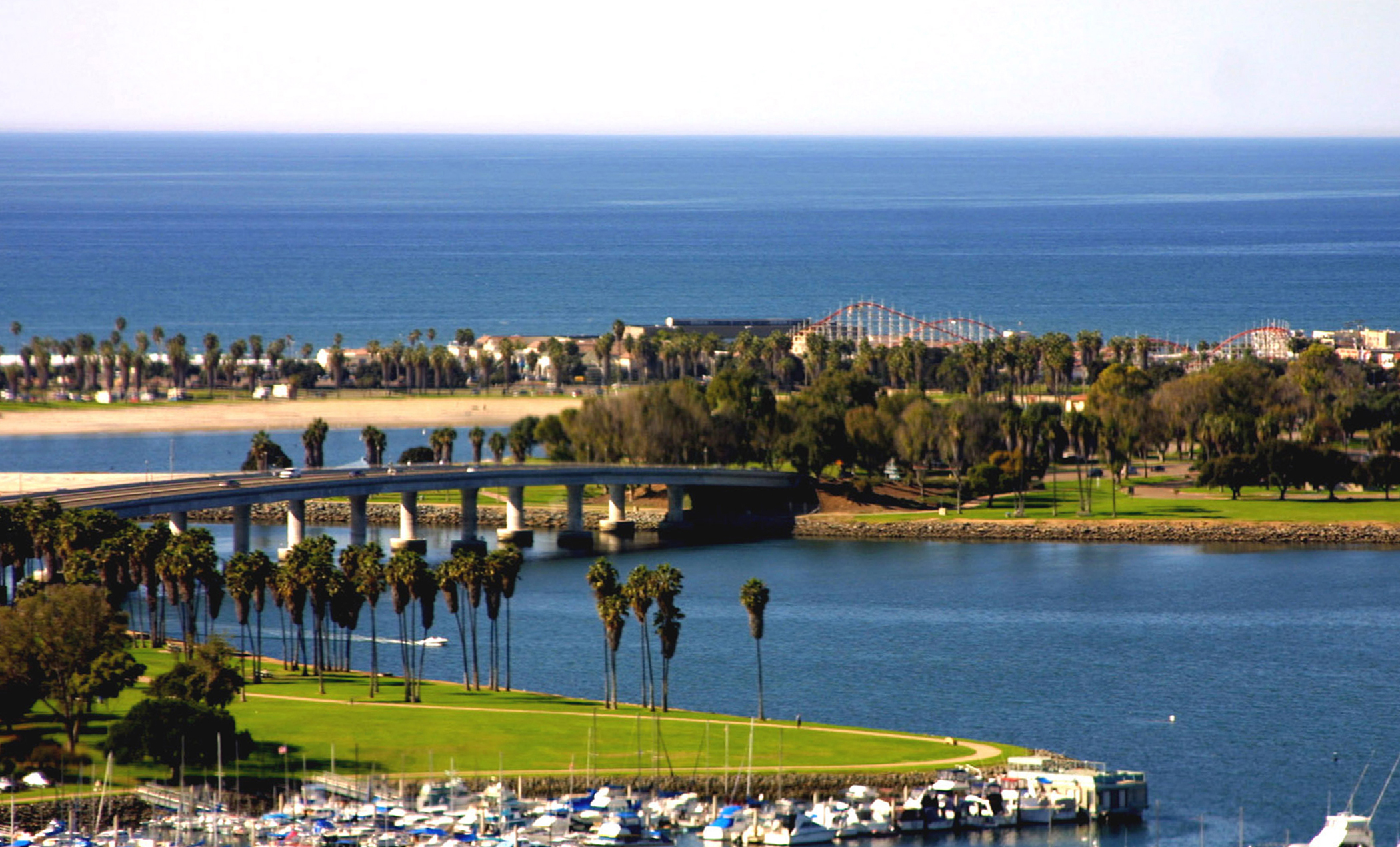 Mission Bay Aquatic Park, a tropical escape! 