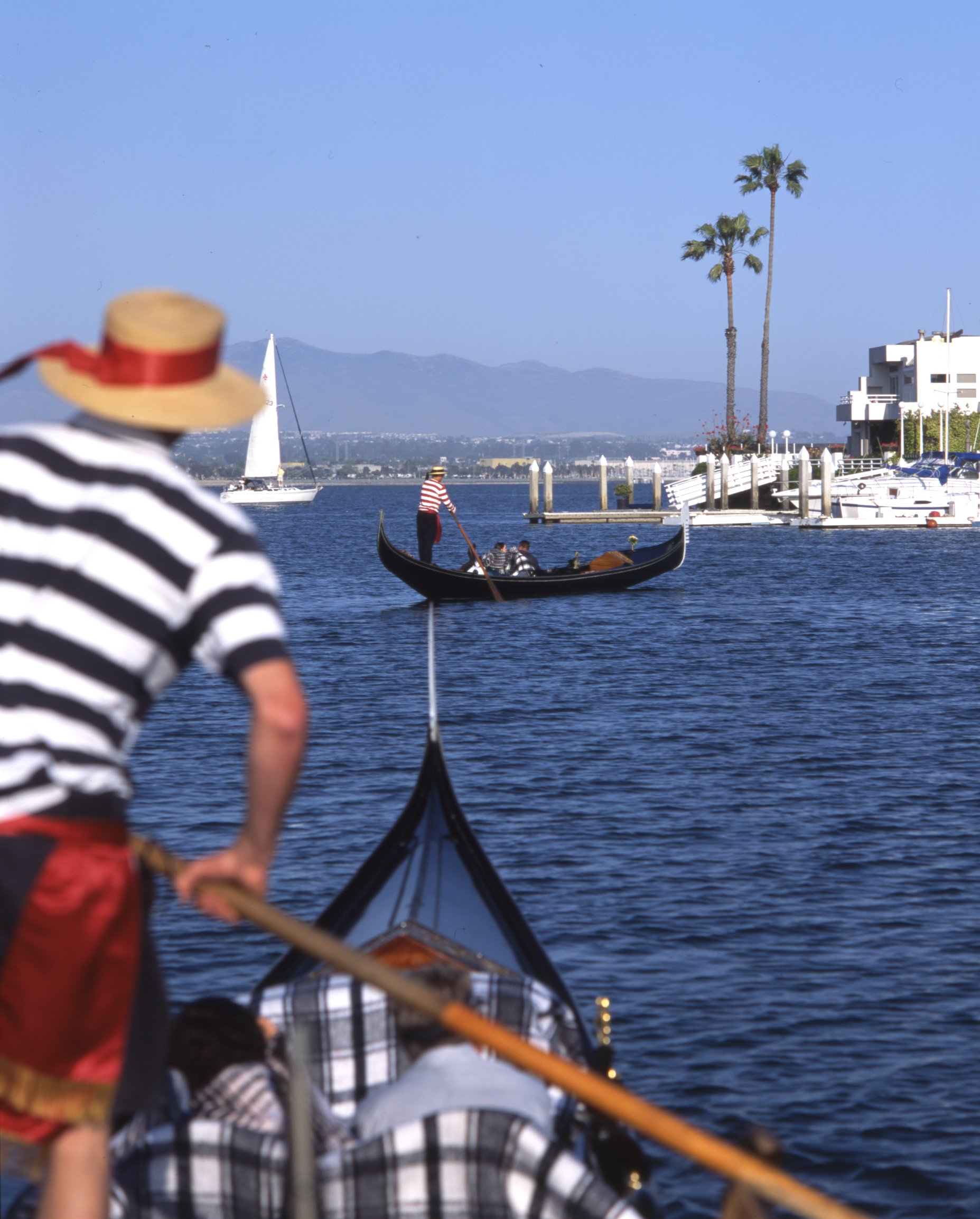 The Gondola Company's romantic cruises through the Coronado Cays