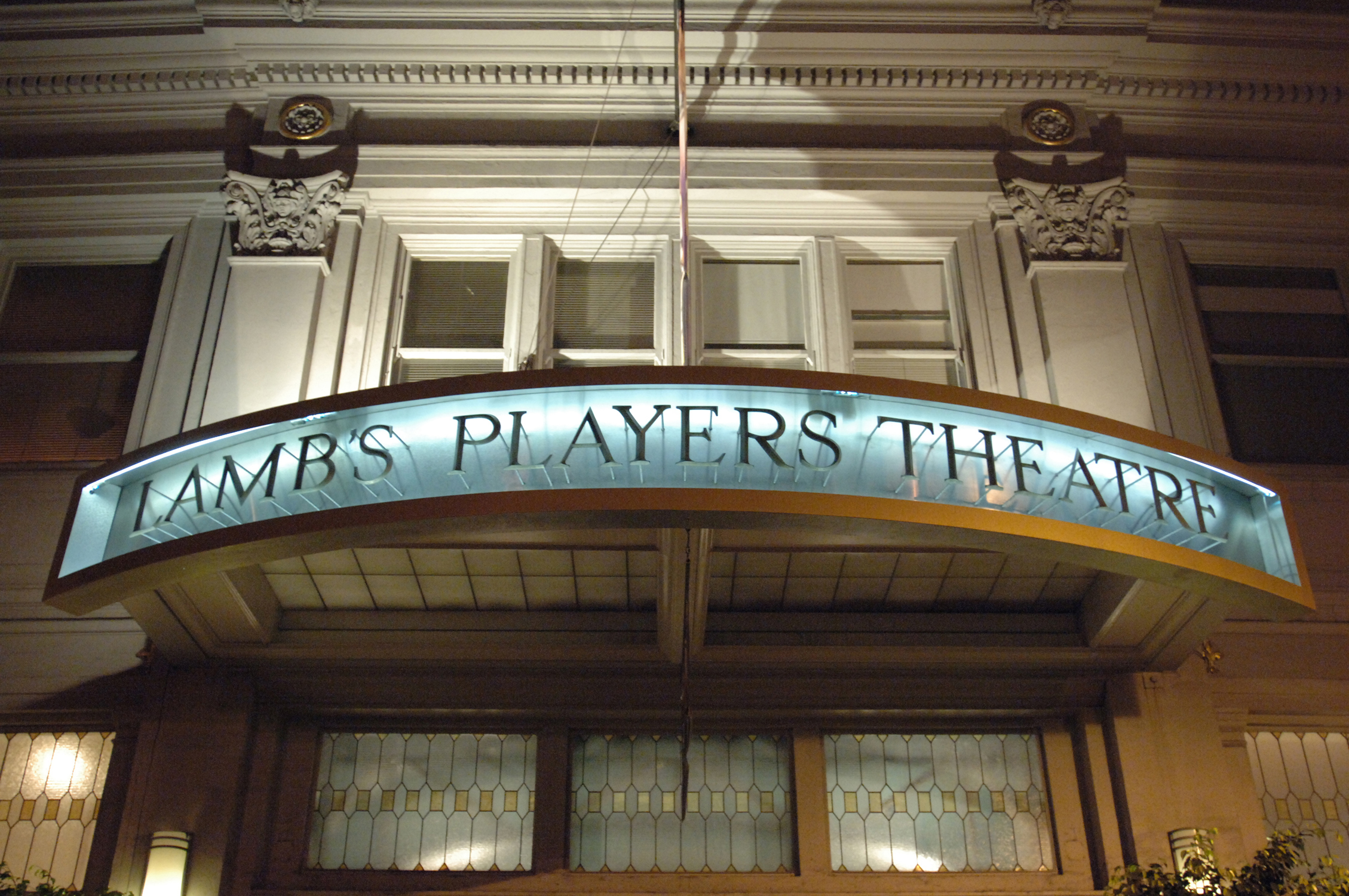 Lamb's Players Theatre theatre marquee San Diego Travel Blog