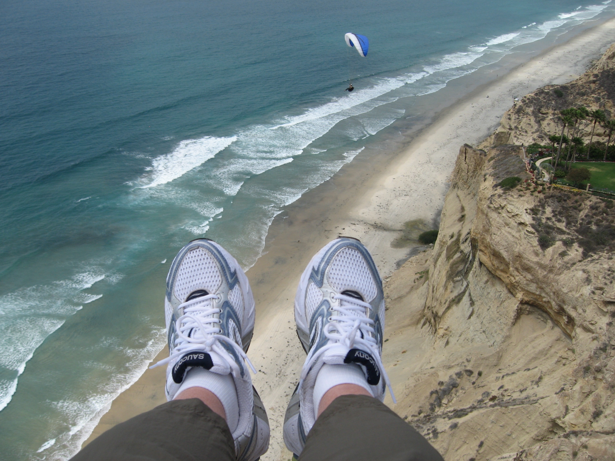 Floating above San Diego