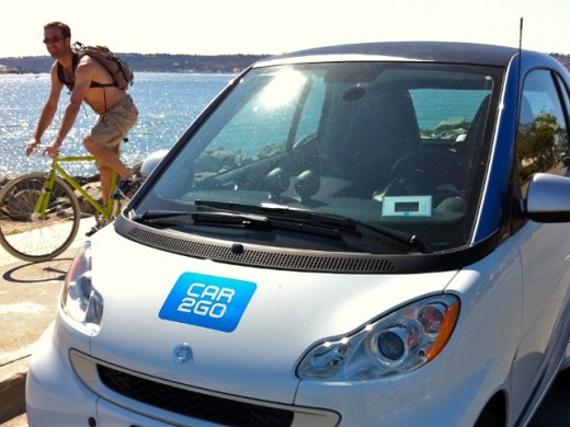 Car2Go Beach & Bike