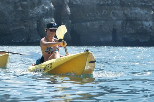 Kayaking in La Jolla