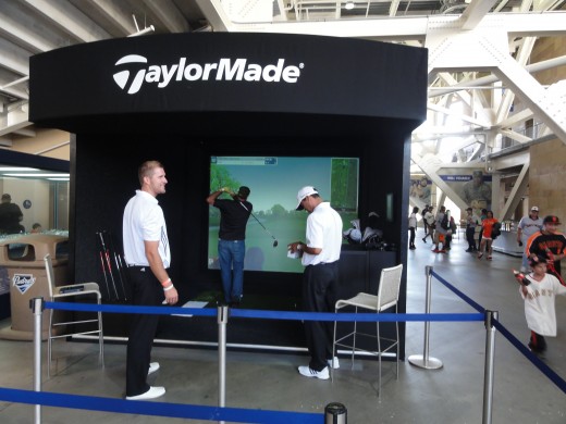 TaylorMade Simulator at PETCO Park