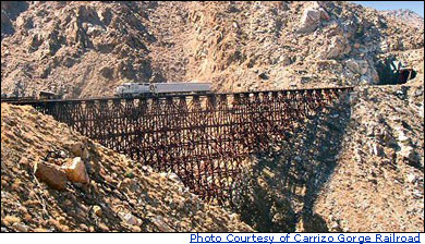 Goat Canyon Trestle Bridge in Anza-Borrego Dessert State Park