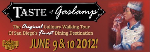 Taste of Gaslamp Logo 2012