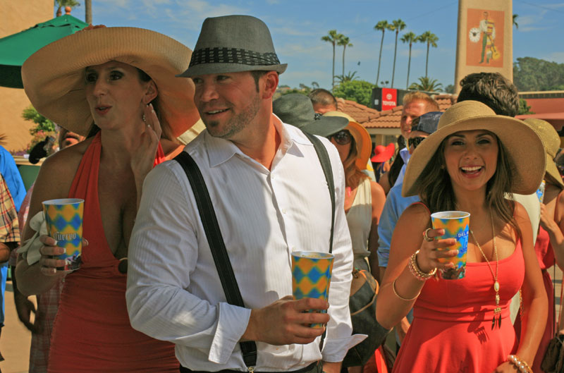 Opening Day at the Del Mar Racetrack