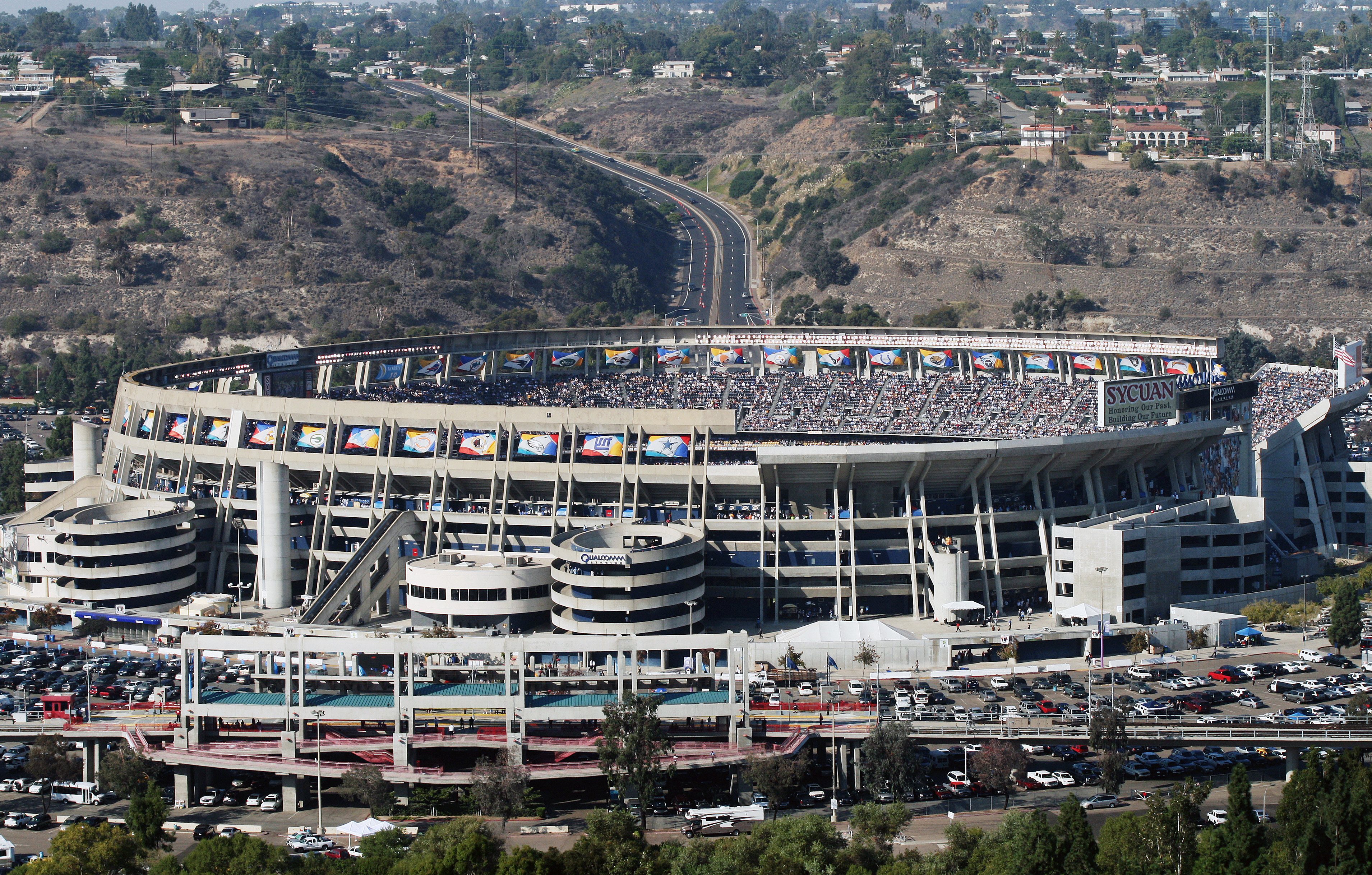 Qualcomm Stadium - Home to the San Diego Chargers!