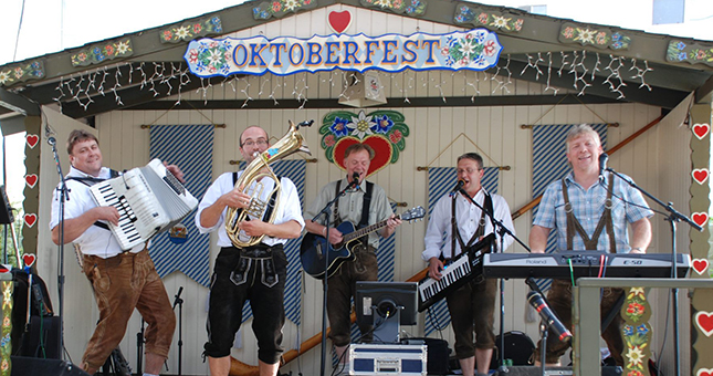 Band Playing at Oktoberfest