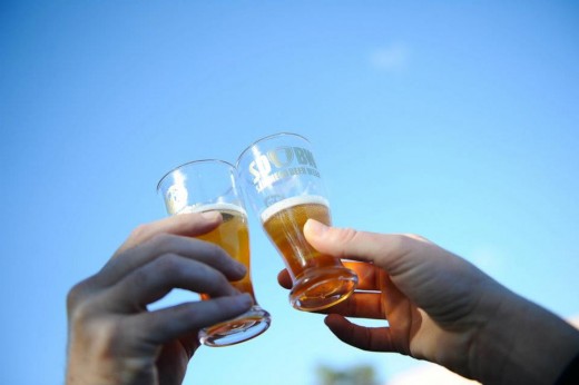 Cheers during San Diego Beer Week