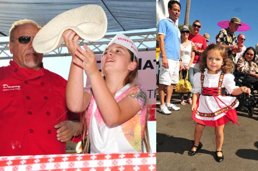 Pizza spinning and kids at the Little Italy FESTA!