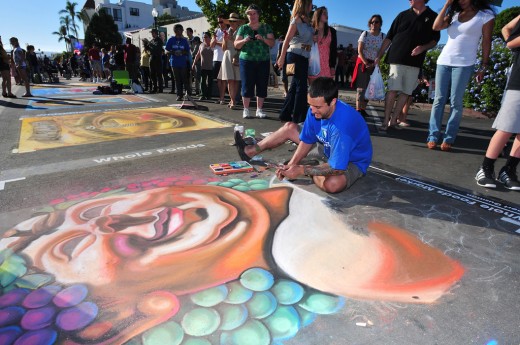 Chalk Art - Little Italy Festa!