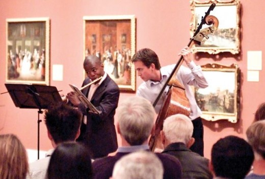 Art of Elan Musicians playing at the San Diego Museum of Art