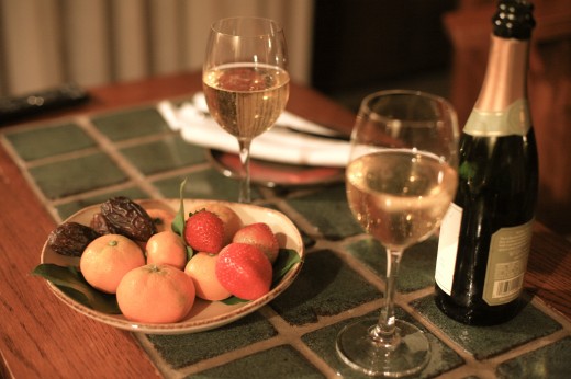 Lodge's Champagne and Fruit