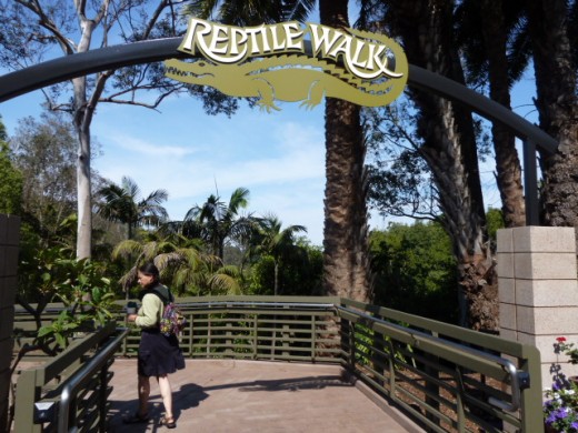 San Diego Zoo Reptile Walk Entrance