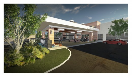 Rendering of chic new Viejas Hotel