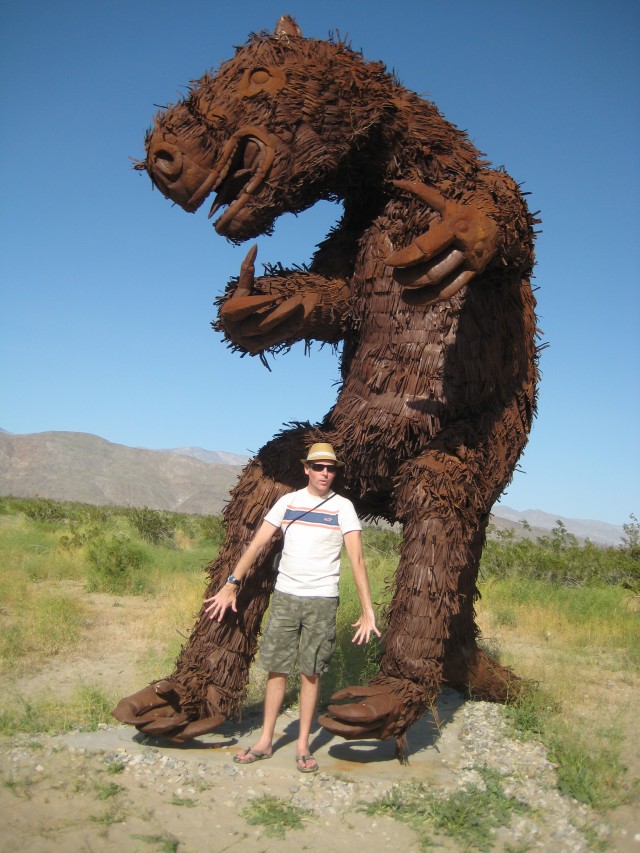 Galleta Meadows' Giant Sloth in Borrego Springs!