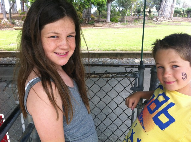 Enjoying the trains at Balboa Park - Tween Summer Fun