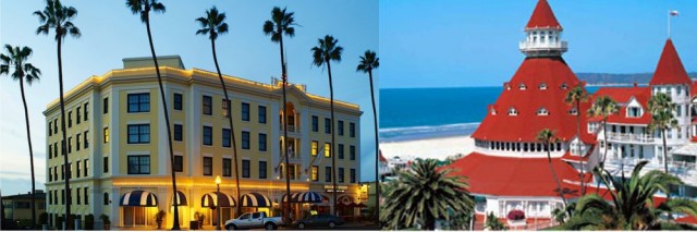 The Grande Colonial Hotel in La Jolla and the famous Hotel del Coronado celebrating anniversaries in 2013