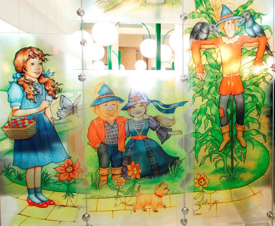 Wizard of Oz art exhibit at Coronado Public Library