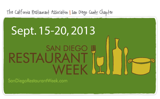 San Diego Restaurant Week - September 2013