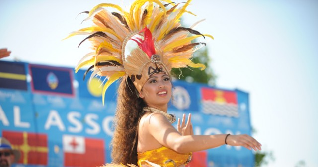 Pacific Islander Festival Dancer