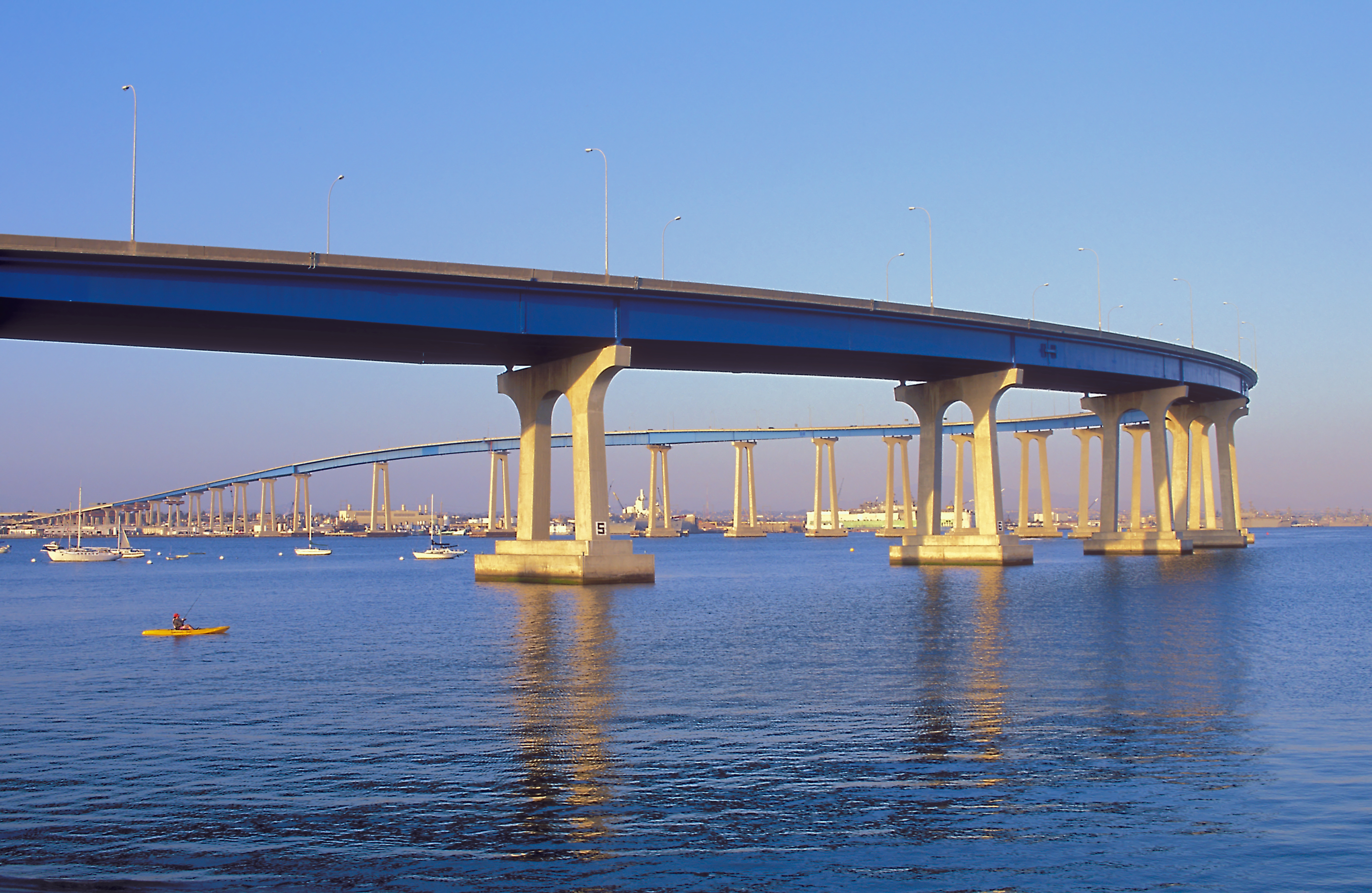 coronado bay bridge kayaking san diego