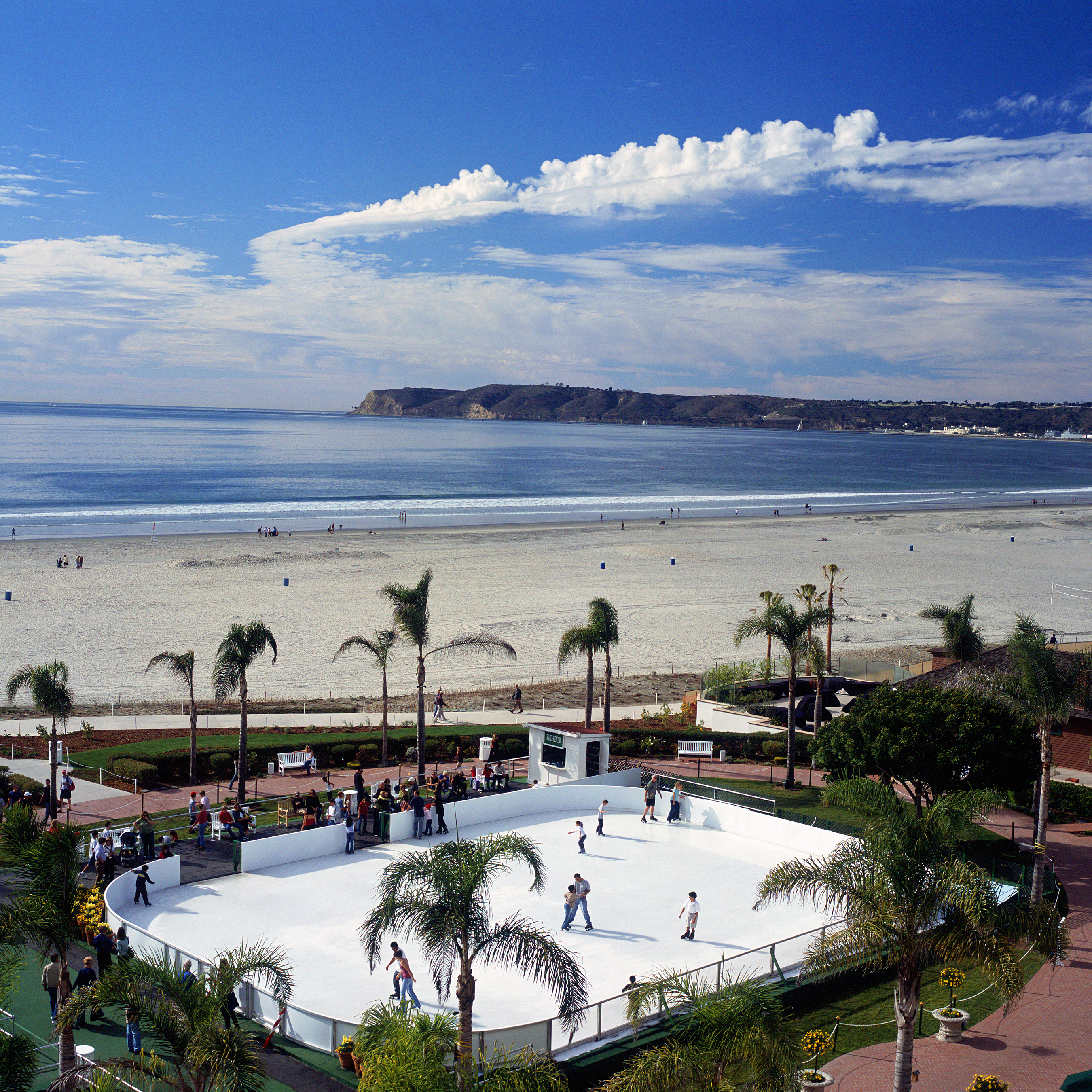 Skating by the Sea at the Hotel del Coronado