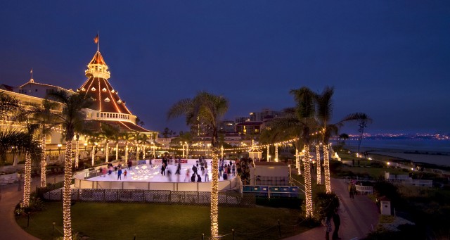 Skating by the Sea at the Hotel del Coronado