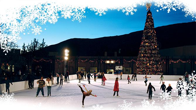 SoCal's largest ice skating rink at Viejas Outlet Center!