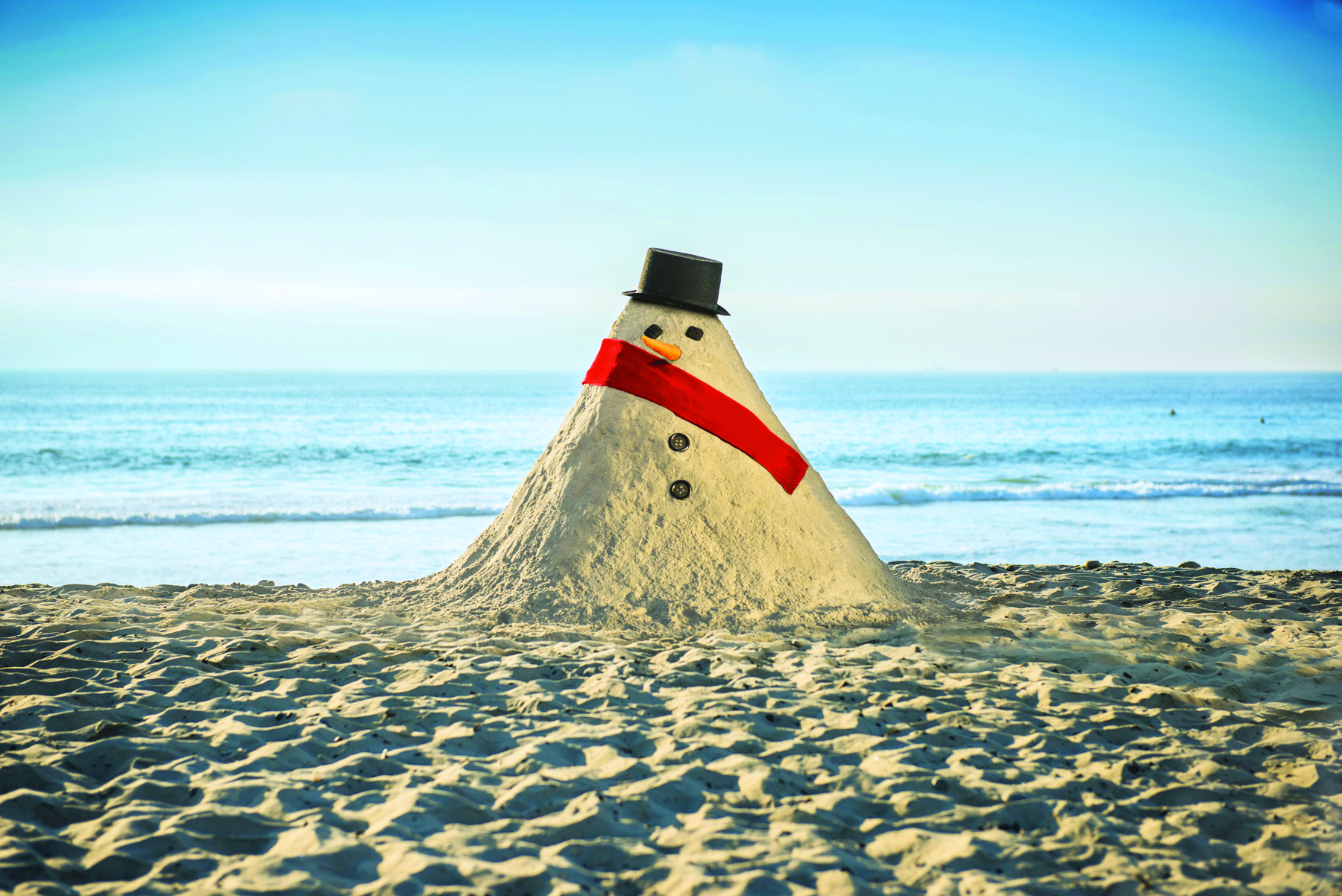 From sand to snow - in San Diego!