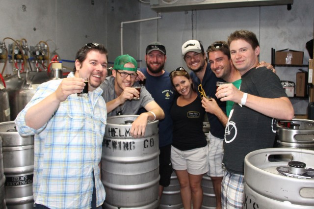 In Helm's Brewing Freezer with Brew Hop