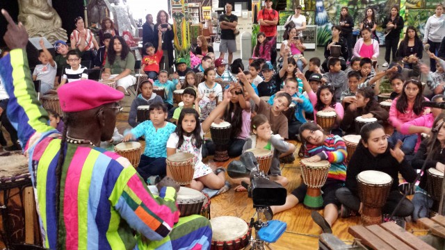 West African Drumming Class courtesy World Beat Center