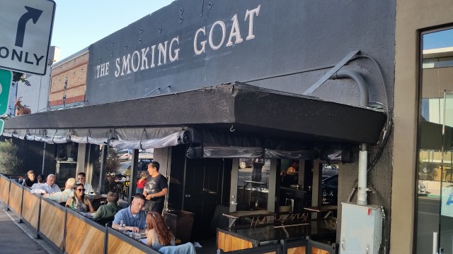 A relaxed but romantic atmosphere at The Smoking Goat. 