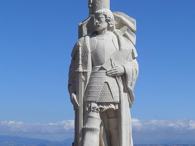 Impressive statue of Cabrillo at Cabrillo National Monument