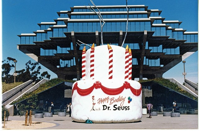Dr. Seuss birthday celebration at Geisel Library, UCSD in La Jolla