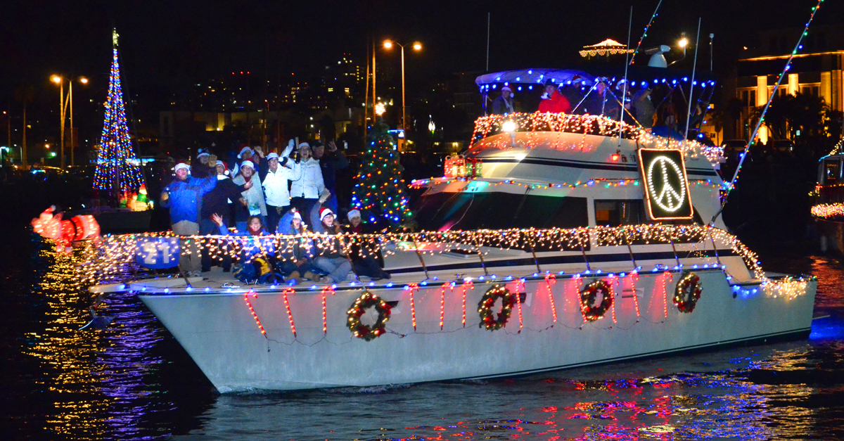 Holiday Cheer and Lights on San Diego's Big Bay!