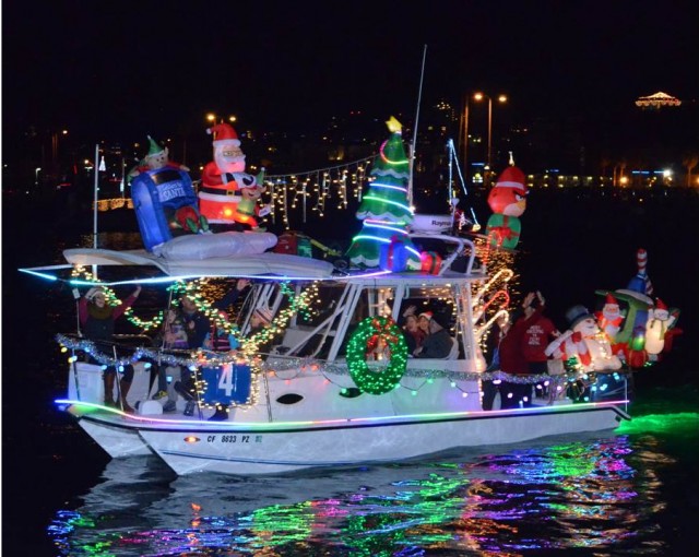 View more than 80 decorated boats at the San Diego Bay Parade of Lights!