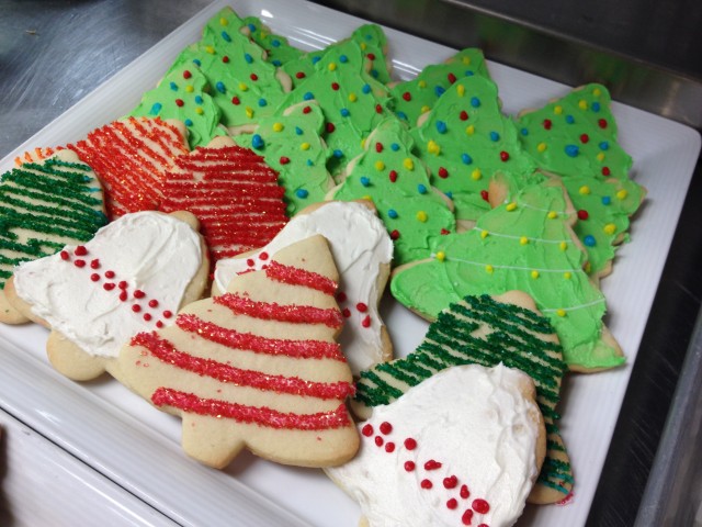 Chef's yummy holiday cookies at La Valencia Hotel!