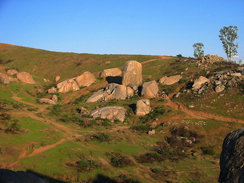 A bouldering playground at Santee Boulders!