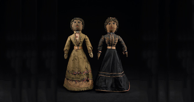 Sisters - Black Dolls - Mingei International Museum