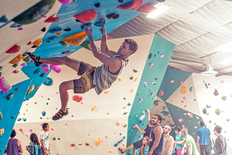 Mission Valley's new Grotto Rock Climbing & Yoga