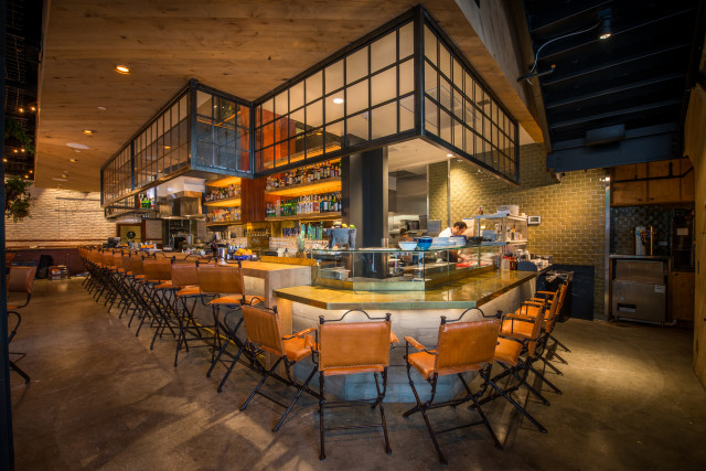 Interior bar at Bracero courtesy Walter Wilson Studios