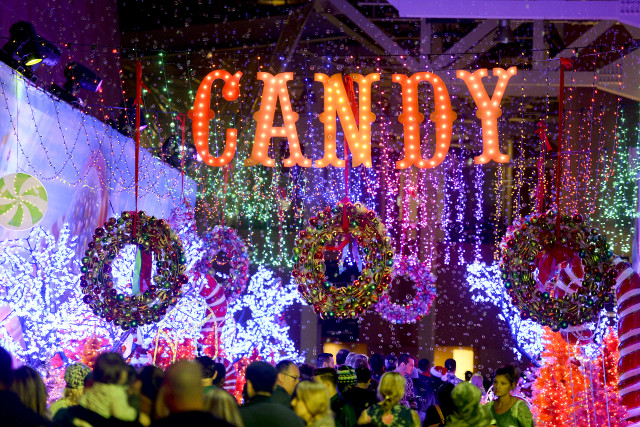 Christmas Lights at Holiday Wonderland at Petco Park