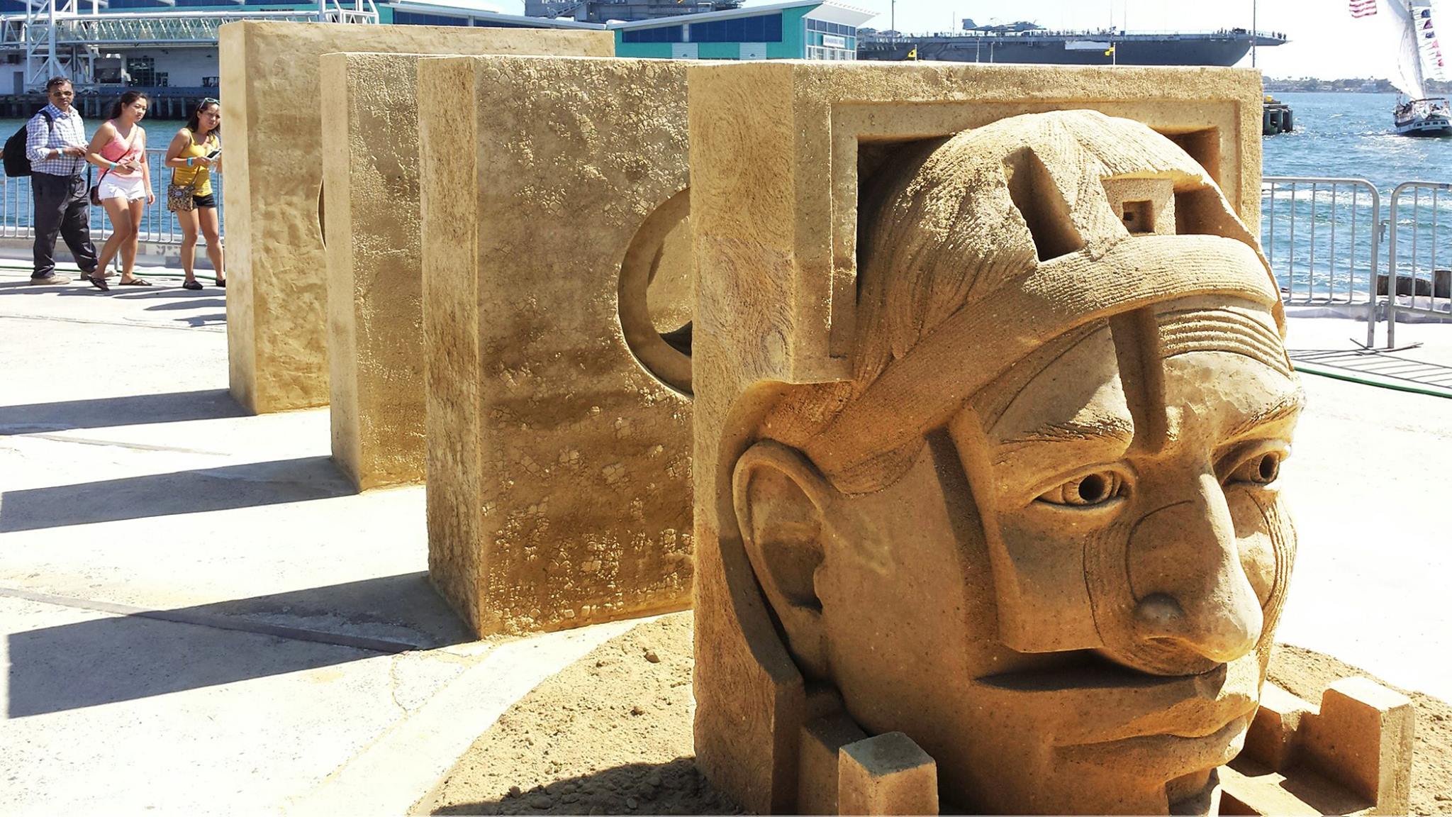 US Sand Sculpting Challenge and Dimensional Art Exposition
