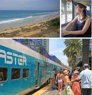 Ride the Coaster train to the Del Mar Racetrack